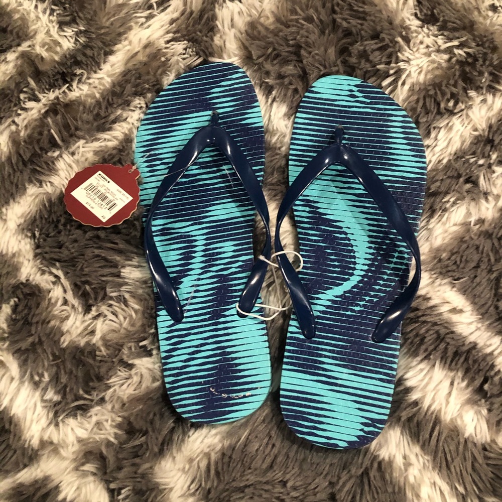 Blue SO sandals